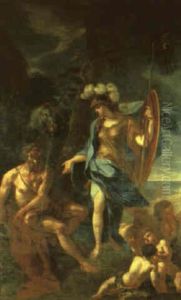 Erminia And The Shepherds by Francesco de Mura