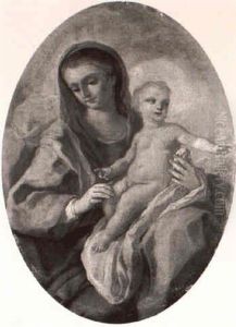 La Vierge Et L'enfant by Francesco de Mura