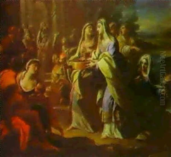The Vestal Claudia Carrying Water In A Sieve - view 1