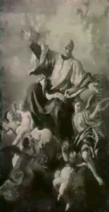 A Male Ecclesiastic In Glory A Male Ecclesiastic In Glory