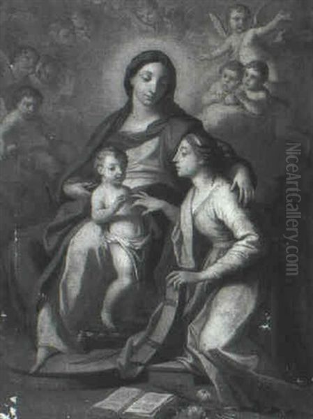 The Mystic Marriage Of Saint Catherine - view 1