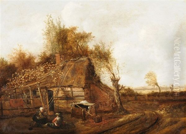 Landschaft Mit Bauern Vor Der Hutte - view 1