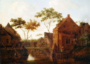 Dorf An Einem Kanal by Emanuel Murant