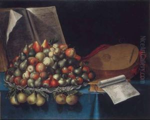 Pere Del Mese Di Agosto by Bartolommeo Bimbi