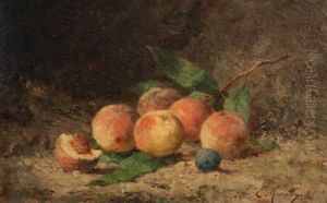Nature Morte Aux Peches by Euphemie Muraton