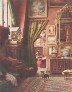 Interieur Aux Deux Chiens by Euphemie Muraton