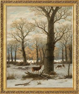 Roe-deers In Winter