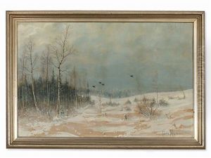 Hunting In The Winter by Vladimir Leodinovitch (Comte de) Muravioff