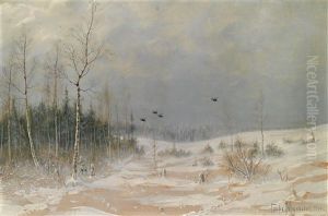 Fruhling- Entenjagd by Vladimir Leodinovitch (Comte de) Muravioff