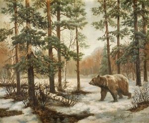 Bjorn I Vinterlandskap Bjorn I Vinterlandskap