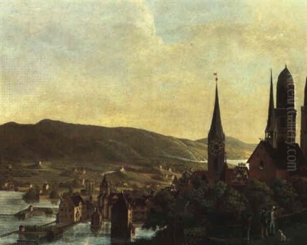 Blick Von Der Winkelwiese Auf Zurich - view 1