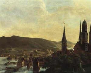 Blick Von Der Winkelwiese Auf Zurich