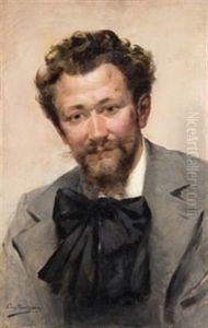 Retrato Masculino by Ovidio Murgia De Castro
