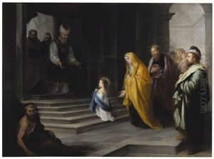 The Presentation Of The Virgin by Bartolome Esteban Murillo