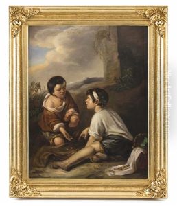Wurfelspielende Knaben by Bartolome Esteban Murillo