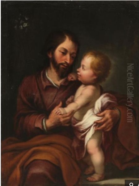 Saint Joseph Et L"enfant Jesus - view 1