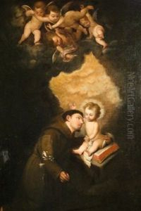 Saint Anthony & Divine Child by Bartolome Esteban Murillo