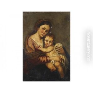 Virgen Con Nino by Bartolome Esteban Murillo