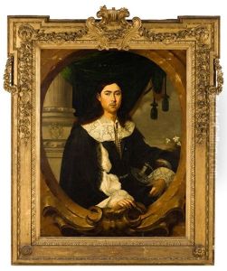 Retrato Del Conde De Avalos, En Un Ovalo Fingido