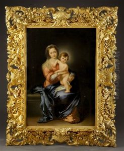 Vierge A L'escalier by Bartolome Esteban Murillo