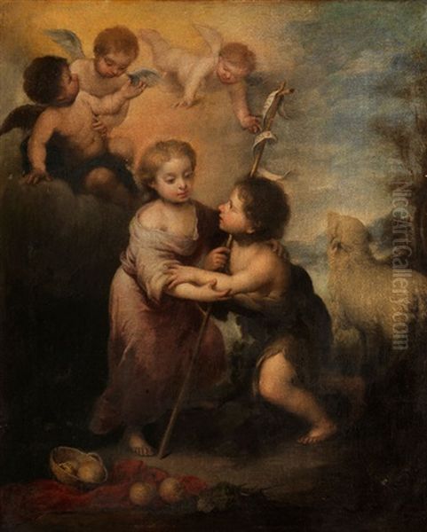 Das Jesuskind Und Der Johannesknabe - view 1
