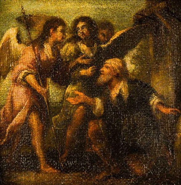 Abraham Recibe A Los Tres Angeles - view 1