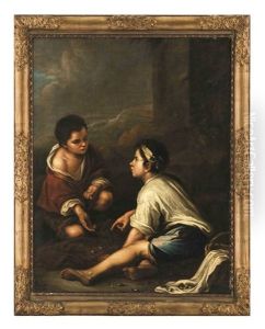 Wurfelspielende Kinder by Bartolome Esteban Murillo