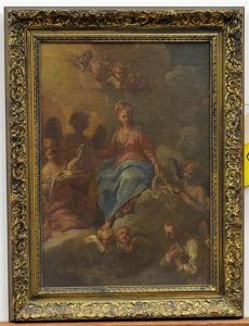 Allegorical Scene With The Virgin Mary