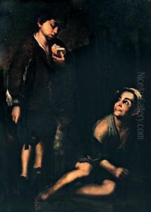 Le Mangeur De Pain Et Le Mendiant by Bartolome Esteban Murillo