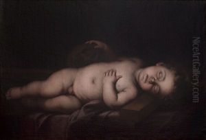 Nino Jesus Dormido by Bartolome Esteban Murillo