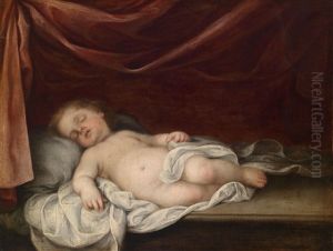 Der Schlafende Jesusknabe by Bartolome Esteban Murillo