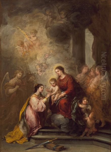 The Mystic Marriage Of Saint Catherine - view 1