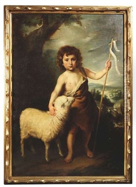 Der Hl. Johannes D. Taufer Als Kind Mit Dem Lamm - view 1