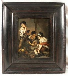 Street Urchins Playing Dice