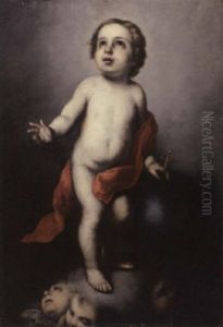 The Infant Christ As The Salvator Mundi