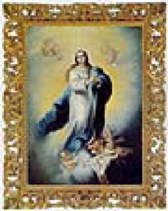 Die Immaculata In Den Wolken