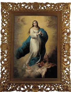 The Immaculate Conception Of The Escorial by Bartolome Esteban Murillo
