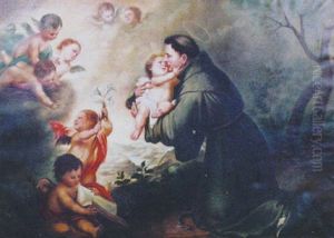 The Vision Of St. Anthony by Bartolome Esteban Murillo