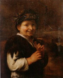 A Boy Playing A Lute by Bartolome Esteban Murillo