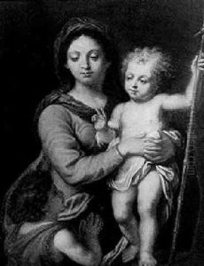 Madonna Mit Dem Stehenden Kind Und Dem Johannesknaben