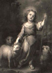 Christ The Shepherd by Bartolome Esteban Murillo