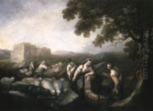Rachel And Jacob At The Well