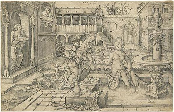 Bathsheba At The Bath. - view 1