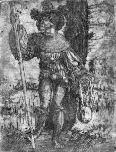 Der Landsknecht Mit Der Kalebasse by Jacob Binck