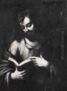 St. Judas Reading A Book by Bartolome Esteban Murillo