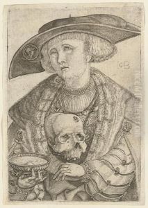Self-portrait Of The Artist (b. 95; Holl. 241; A. 143) by Jacob Binck