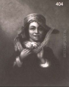 Portrait Of A Youth Wearing A Fancy Hat by Bartolome Esteban Murillo