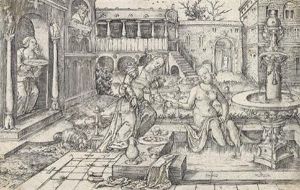 Betsabea Al Bagno by Jacob Binck