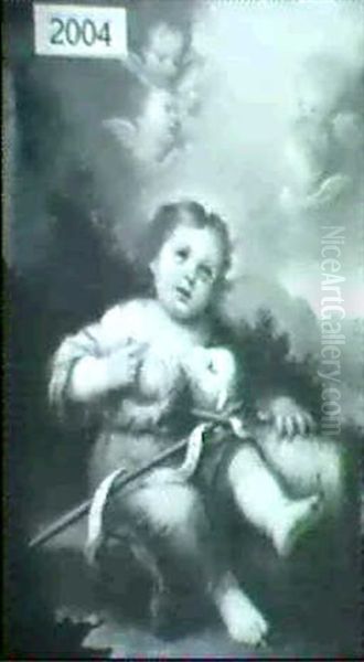 Christ Child With Lamb - view 1