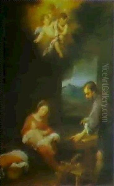 The Holy Family With Saint Joseph As A Carpenter - view 1